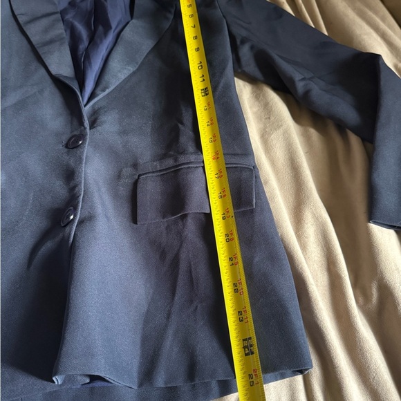 2 piece Women’s Navy Blazer and Pants Set - Picture 4 of 8